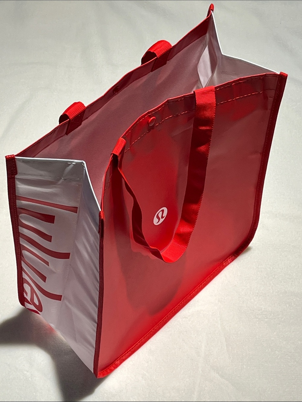 lululemon athletica Red Logo Tote Bag